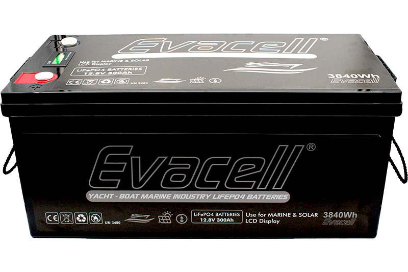 12 Volt 300 Amper LiFePO4 Batarya